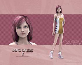 Bakgrundsbilder på skrivbordet Dino Crisis Datorspel