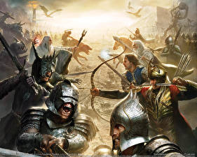 Bakgrundsbilder på skrivbordet The Lord of the Rings - Games