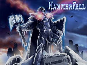 Bureaubladachtergronden HammerFall Muziek