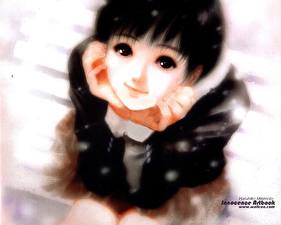 Bakgrundsbilder på skrivbordet Haruhiko Mikimoto Anime