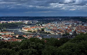 Bakgrunnsbilder Bygning Tsjekkia Praha byen