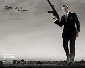 Bakgrundsbilder på skrivbordet Agent 007. James Bond Quantum of Solace