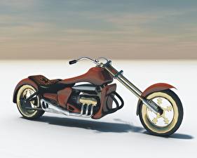 Bakgrunnsbilder Custom motorsykkel