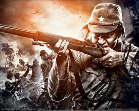 Bureaubladachtergronden Call of Duty Call of Duty: World at War