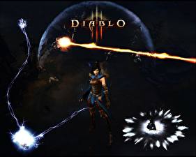 Bakgrundsbilder på skrivbordet Diablo Diablo III dataspel