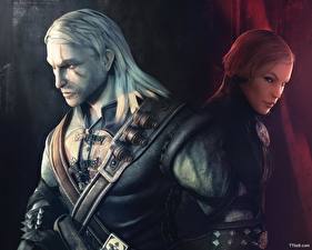 Bureaubladachtergronden The Witcher Geralt of Rivia