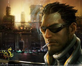 Wallpaper Deus Ex Deus Ex: Human Revolution vdeo game