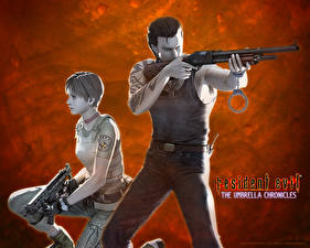 Bakgrundsbilder på skrivbordet Resident Evil Resident Evil: The Umbrella Chronic dataspel