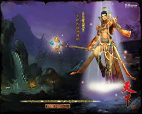 Bakgrundsbilder på skrivbordet Tian Xia Datorspel