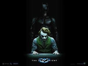Bakgrundsbilder på skrivbordet The Dark Knight Jokern hjälte