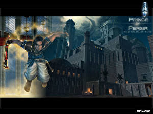 Bakgrundsbilder på skrivbordet Prince of Persia Prince of Persia: The Sands of Time Datorspel