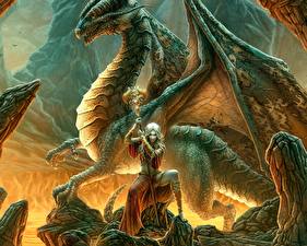 Wallpaper Dragon Kerem Beyit Fantasy