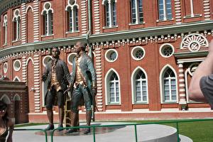 Обои Москва Скульптура Музей-усадьба Царицыно Города