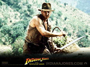 Bakgrundsbilder på skrivbordet Indiana Jones Indiana Jones och de fördömdas tempel