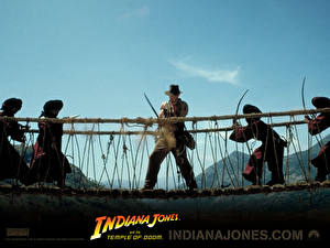 Bakgrundsbilder på skrivbordet Indiana Jones Indiana Jones och de fördömdas tempel