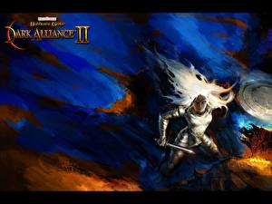 Bakgrundsbilder på skrivbordet Baldur's Gate Baldur's Gate: Dark Alliance 2 Datorspel