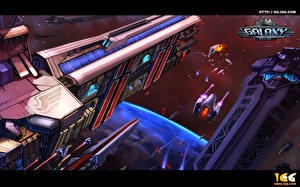 Bakgrundsbilder på skrivbordet Galaxy Online spel
