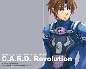 Bureaubladachtergronden Phantasy Star Phantasy Star Online:Episode3 - C.A.R.D.Revolution Computerspellen