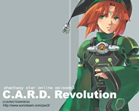 Papel de Parede Desktop Phantasy Star Phantasy Star Online:Episode3 - C.A.R.D.Revolution videojogo