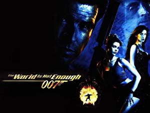 Bakgrundsbilder på skrivbordet Agent 007. James Bond Världen räcker inte till Filmer