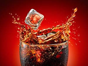 Sfondi desktop Bevande Coca-Cola Il ghiaccio Cibo