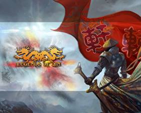 Bureaubladachtergronden Legends of Qin videogames