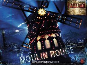 Bureaubladachtergronden Moulin Rouge!