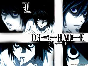 Bureaubladachtergronden Death Note Anime