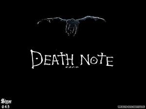 Bakgrundsbilder på skrivbordet Death Note