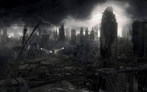 Bureaubladachtergronden Apocalypse Fantasy