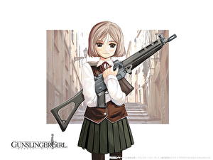 Wallpaper Gunslinger Girl