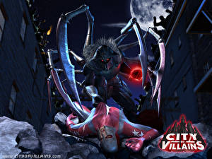 Bakgrundsbilder på skrivbordet City of Villains Datorspel