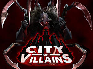 Bureaubladachtergronden City of Villains