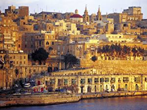 Bakgrunnsbilder Hus Malta Valleta byen