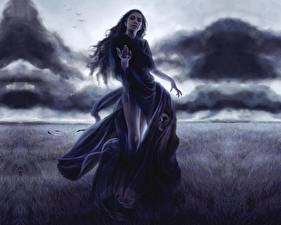 Bilder Gothic Fantasy Fantasy Mädchens