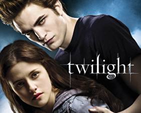 Bureaubladachtergronden The Twilight Saga Twilight Robert Pattinson Kristen Stewart film