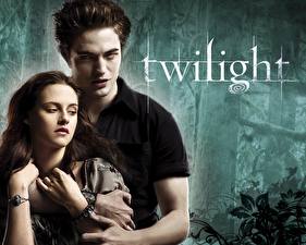 Bakgrundsbilder på skrivbordet The Twilight Saga Twilight Robert Pattinson Kristen Stewart film