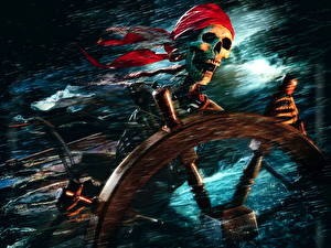Bureaubladachtergronden Pirates of the Caribbean Pirates of the Caribbean: The Curse of the Black Pearl