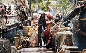 Desktop hintergrundbilder Pirates of the Caribbean Pirates of the Caribbean – Fluch der Karibik 2 Film