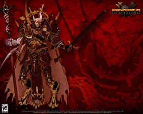 Bakgrundsbilder på skrivbordet Warhammer Online: Age of Reckoning dataspel