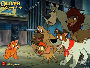 Fondos de escritorio Disney Oliver y su pandilla Animación