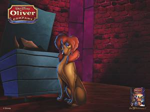 Bakgrundsbilder på skrivbordet Disney Oliver &amp; gänget