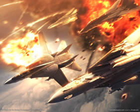 桌面壁纸，，皇牌空战系列，Ace Combat 5: The Unsung War，