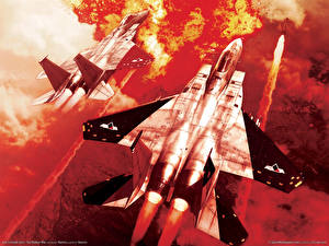 桌面壁纸，，皇牌空战系列，Ace Combat Zero: The Belkan War，