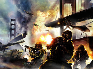 Fonds d'écran Act of War jeu vidéo