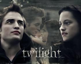 Fonds d'écran Twilight : La Fascination Twilight Robert Pattinson Kristen Stewart