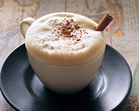 Bakgrundsbilder på skrivbordet Drycker Kaffe Cappuccino
