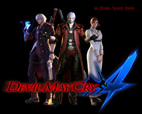 Papel de Parede Desktop Devil May Cry Devil May Cry 4 Dante videojogo