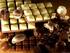 Papel de Parede Desktop Confecção Chocolate Barra de chocolate