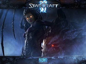 Bureaubladachtergronden StarCraft StarCraft 2 videogames